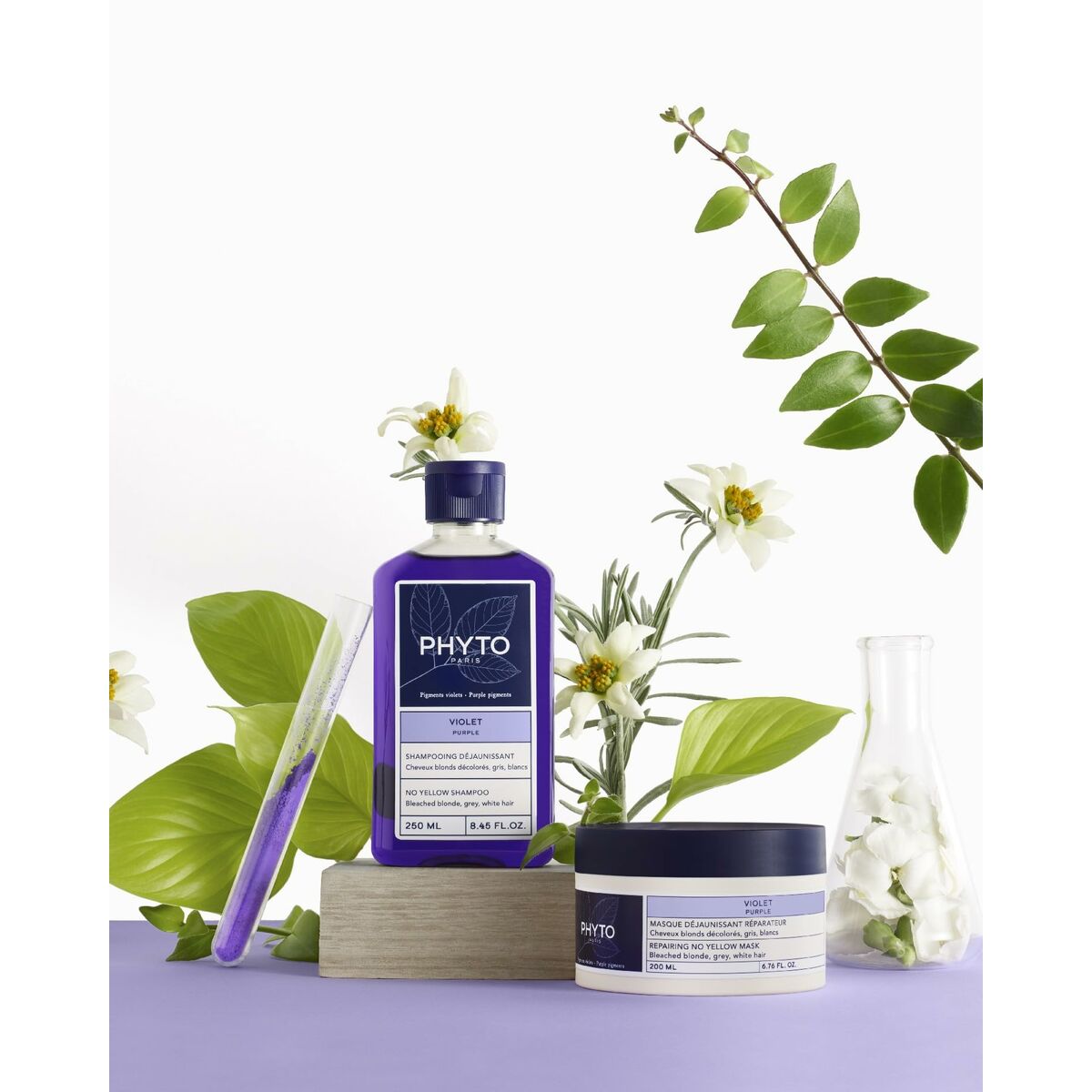 Hårinpackning Phyto Paris Violet 200 ml - 3