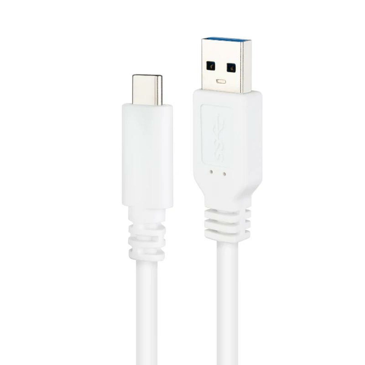 USB-C-kabel till USB NANOCABLE 10.01.4002-W Vit 2 m - 4