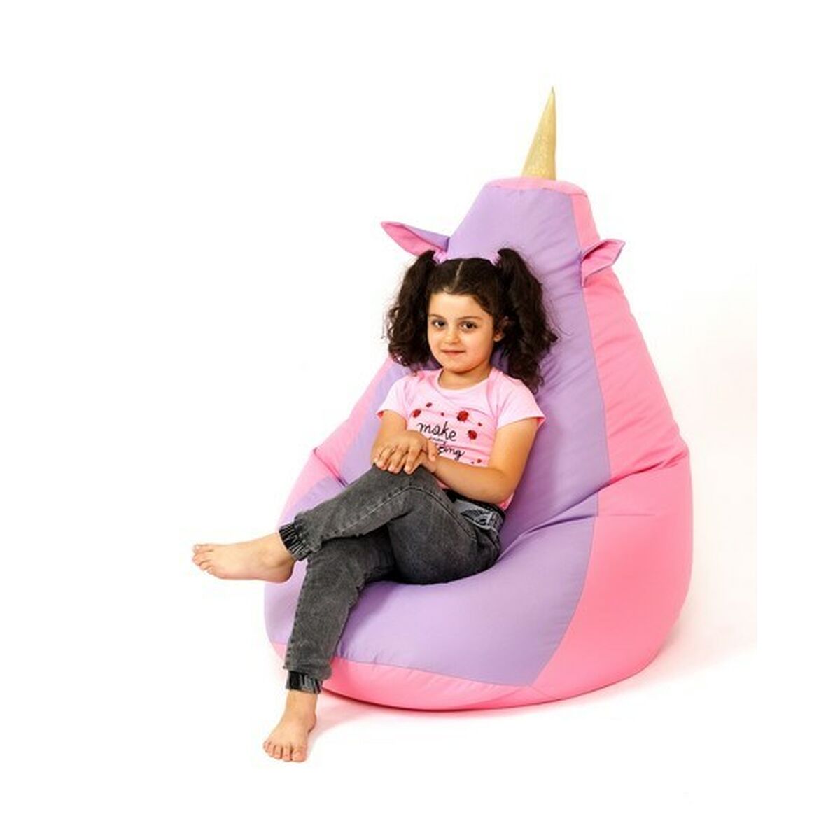 Puff GO GIFT Rosa Violett Oxford 105 x 80 cm - 3