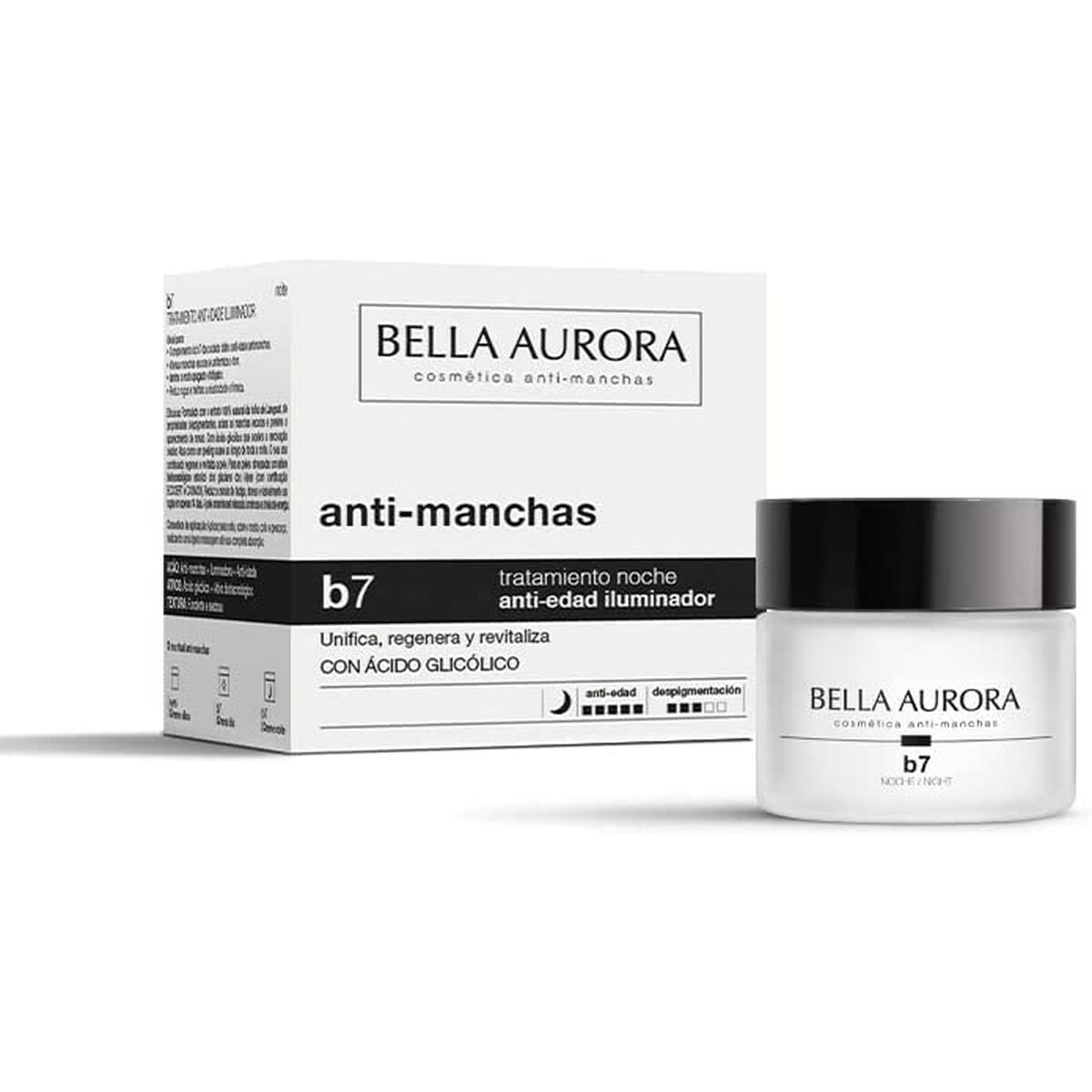Illuminerande nattkräm Bella Aurora 50 ml