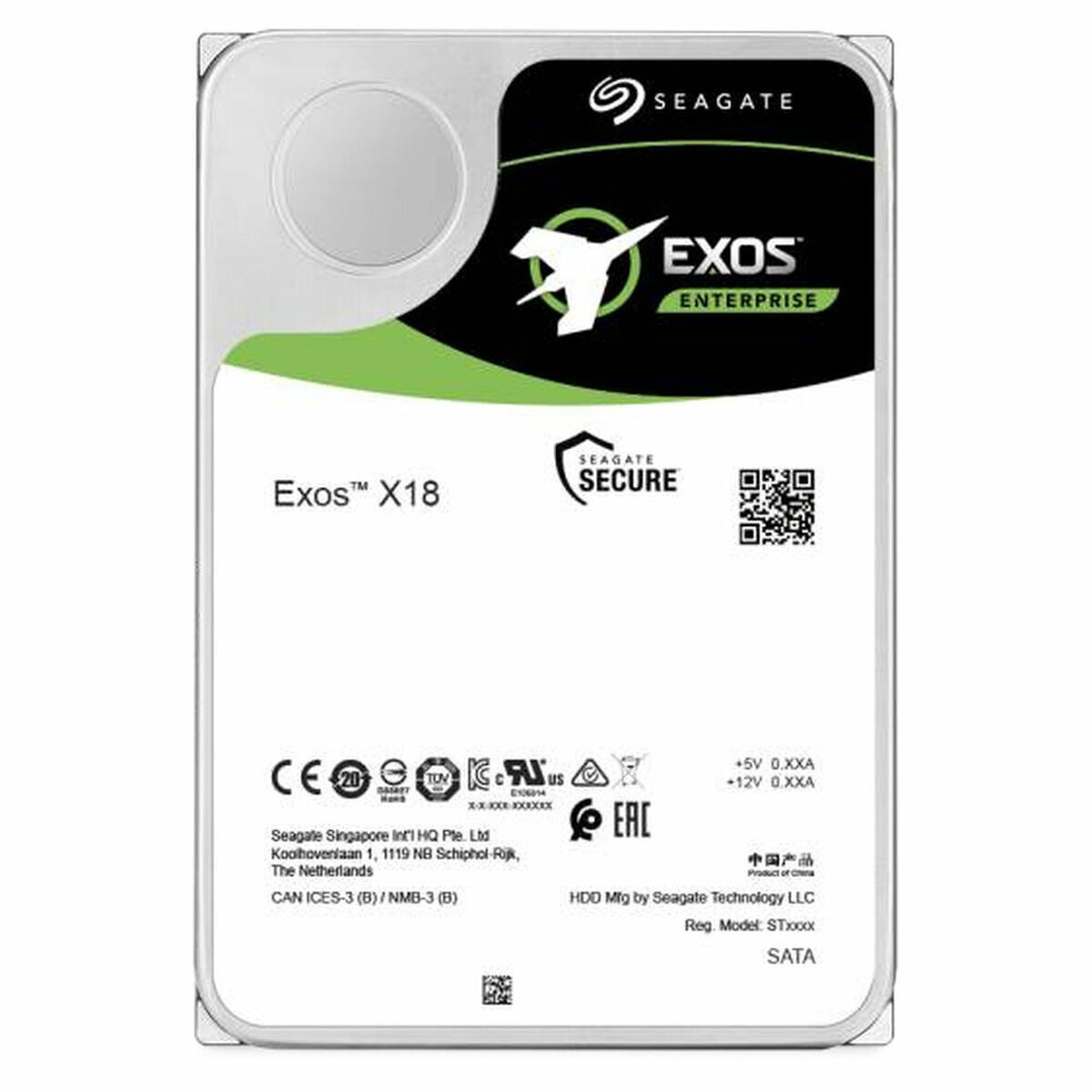 Hårddisk Seagate EXOS X18 16 TB 3,5" - 2