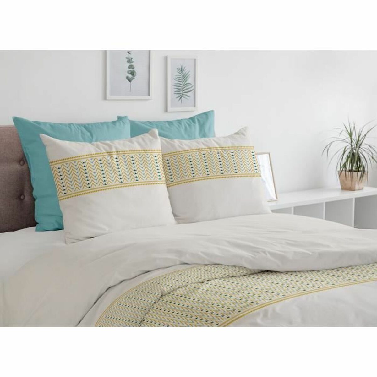 Täckslagsset HOME LINGE PASSION Beige 220 x 240 cm 3 Delar - 3