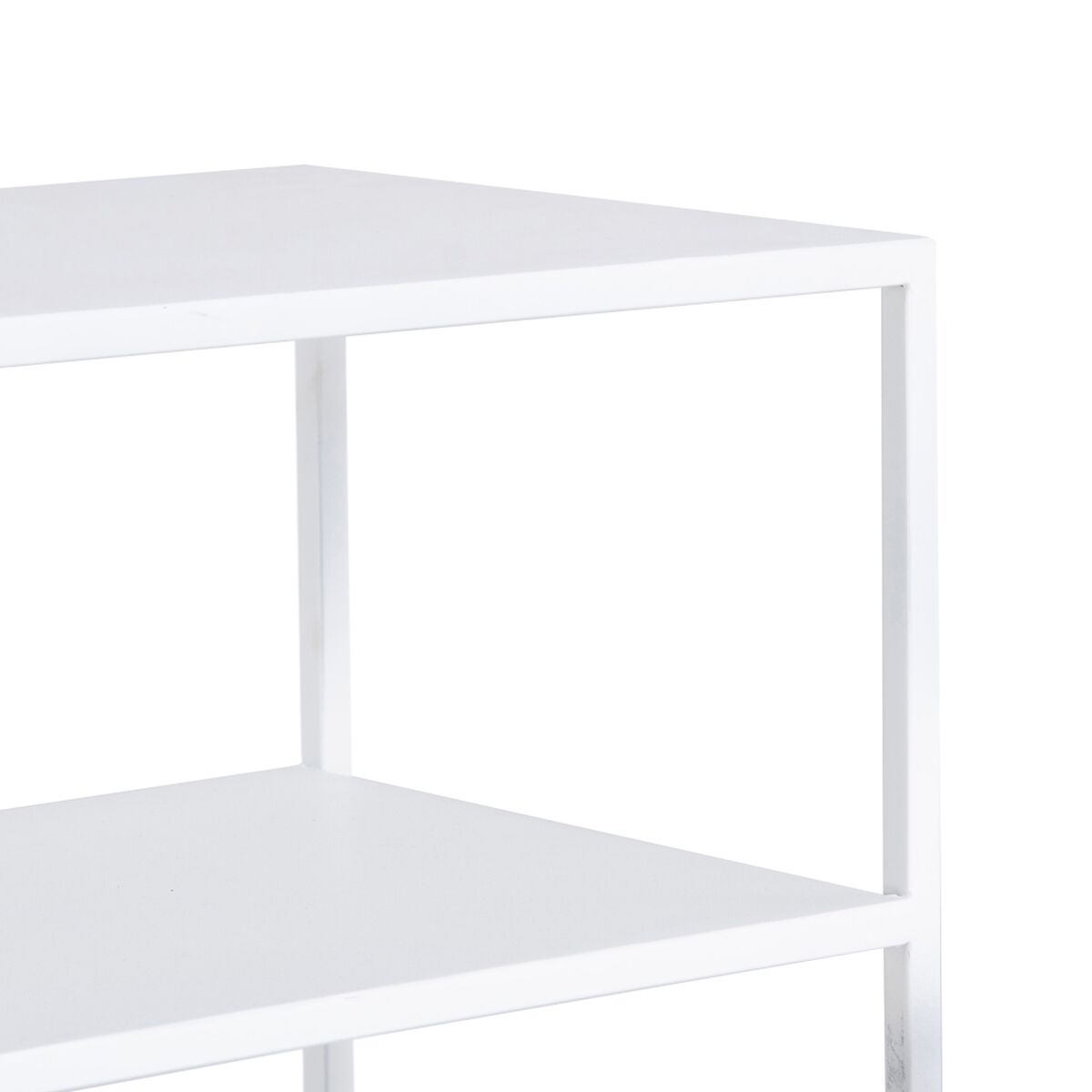 Mottagare SQUARE Metall Vit 80 x 30 x 80 cm (3 Delar) - 5