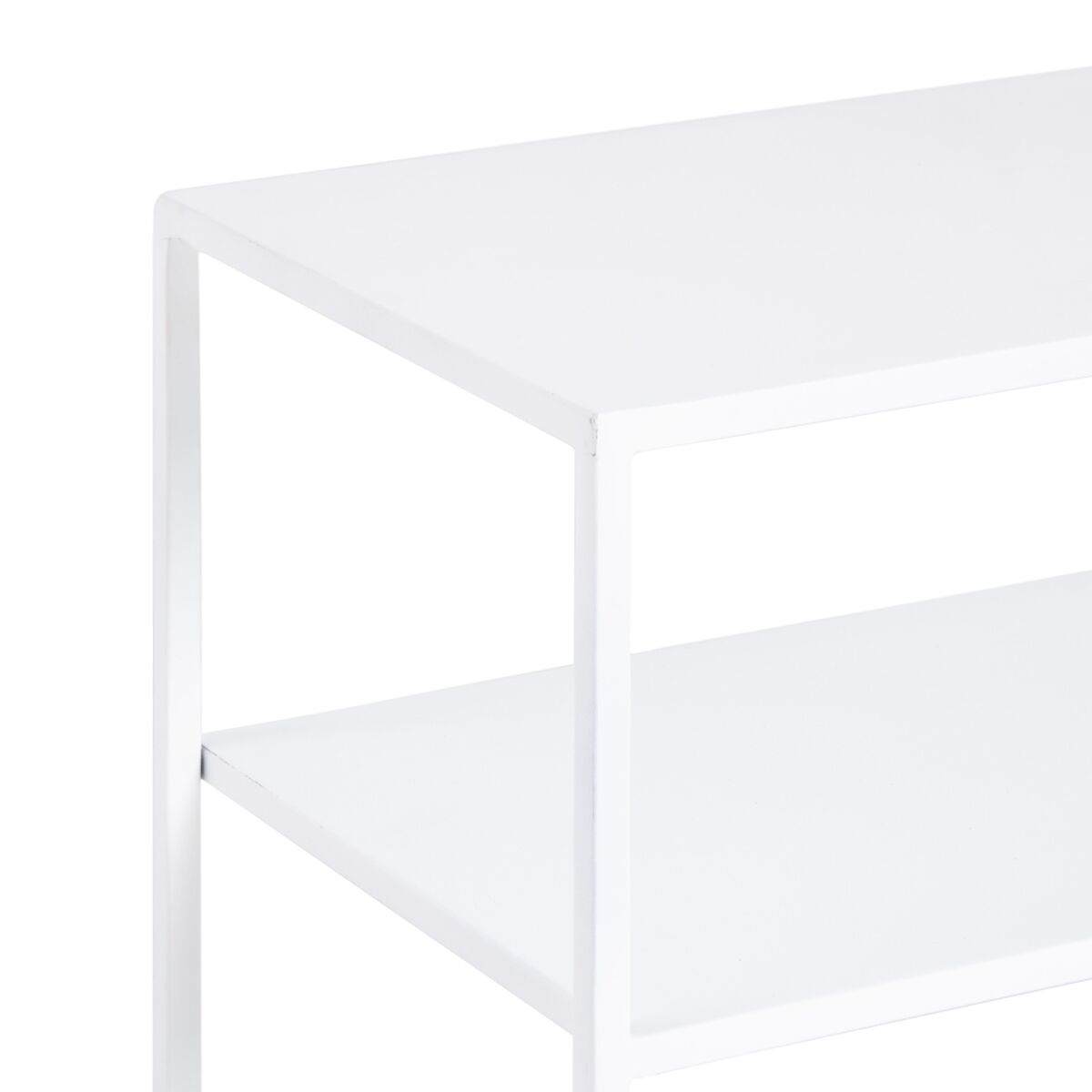 Mottagare SQUARE Metall Vit 80 x 30 x 80 cm (3 Delar) - 6