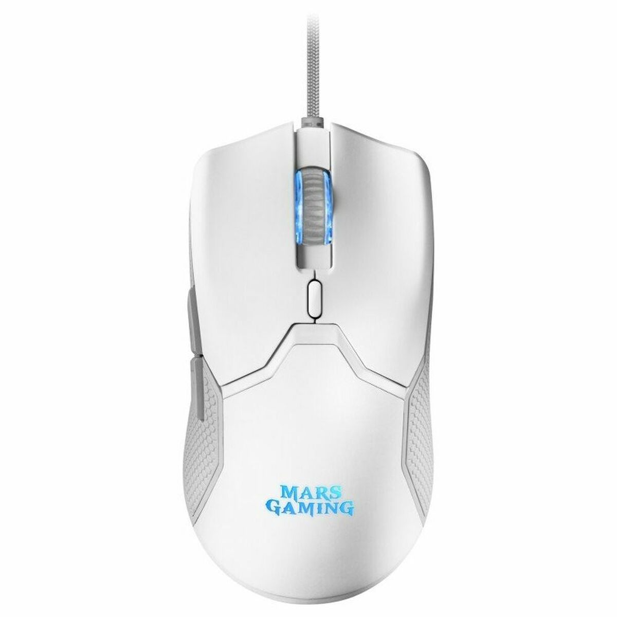 Tangentbord och Mus Mars Gaming MCPXWES Vit Qwerty Spanska QWERTY LED RGB - 3