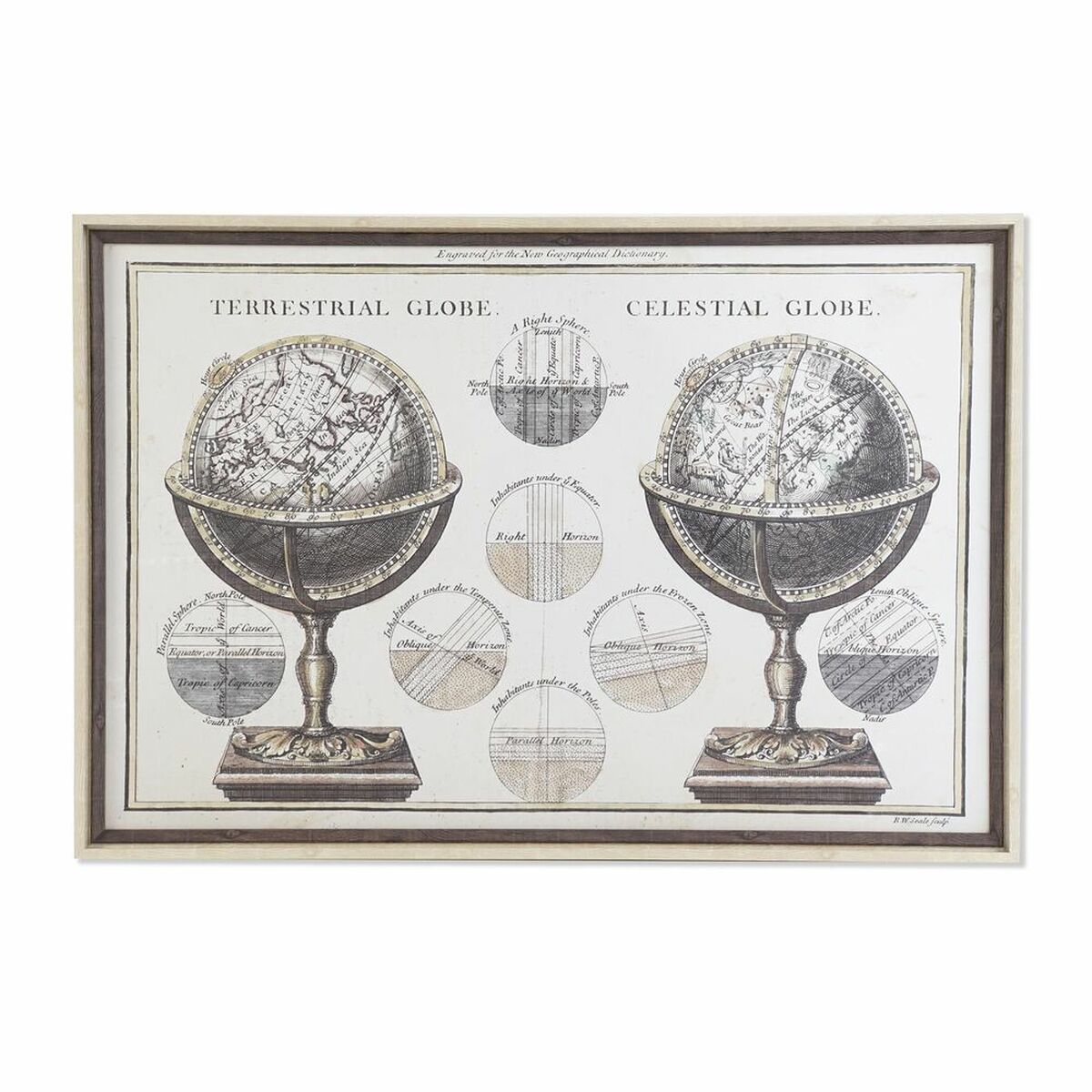 Tavla DKD Home Decor Glas polystyren 95 x 3 x 65 cm - 4