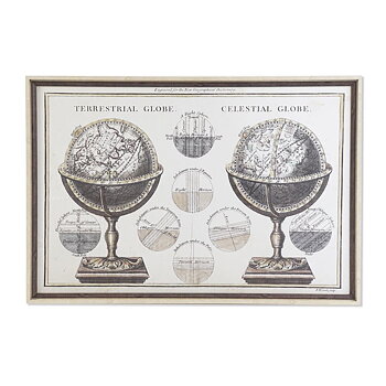 Tavla DKD Home Decor Glas polystyren 95 x 3 x 65 cm