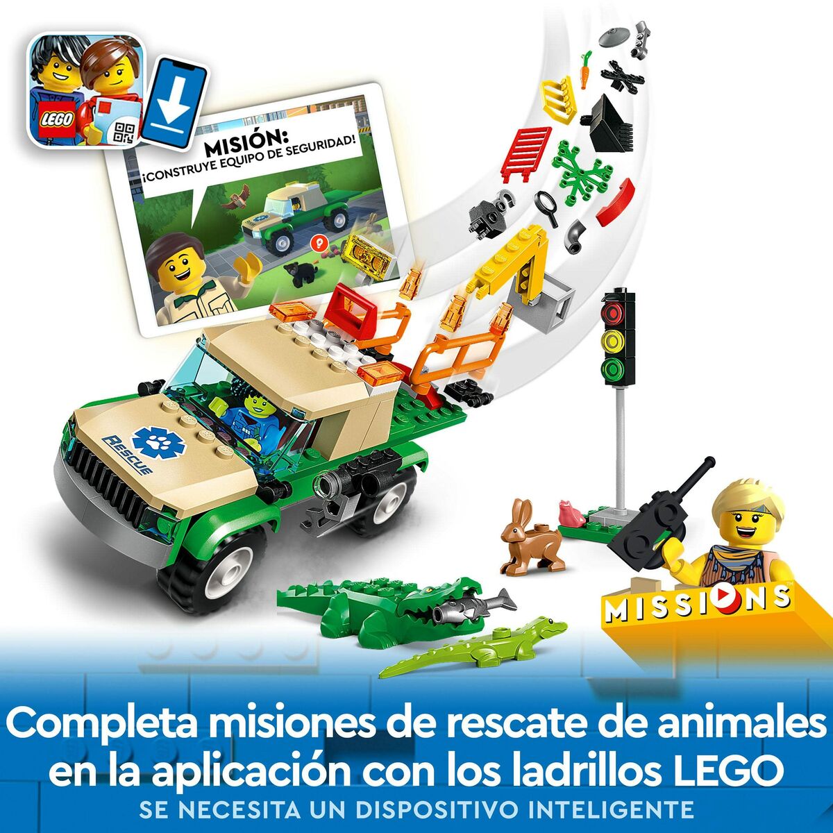 Playset Lego City 60353 Wild Animal Rescue Missions (246 Delar) - 10