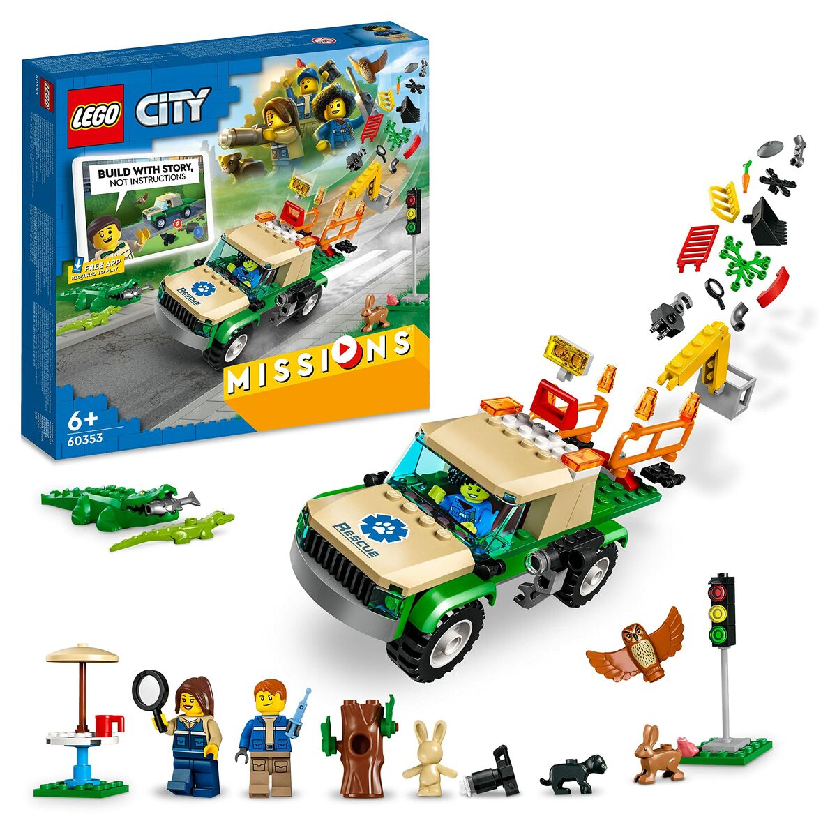 Playset Lego City 60353 Wild Animal Rescue Missions (246 Delar) - 12