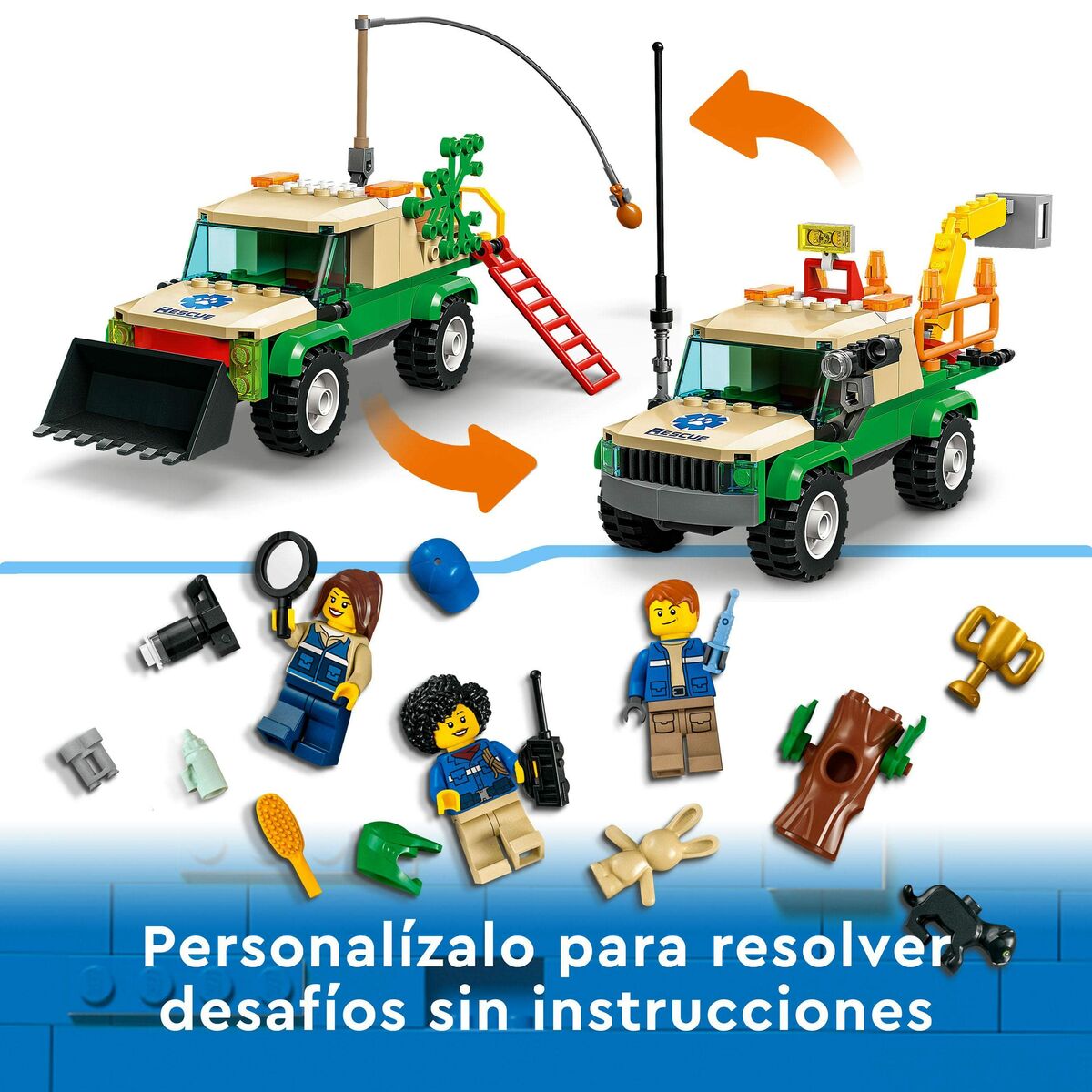 Playset Lego City 60353 Wild Animal Rescue Missions (246 Delar) - 9