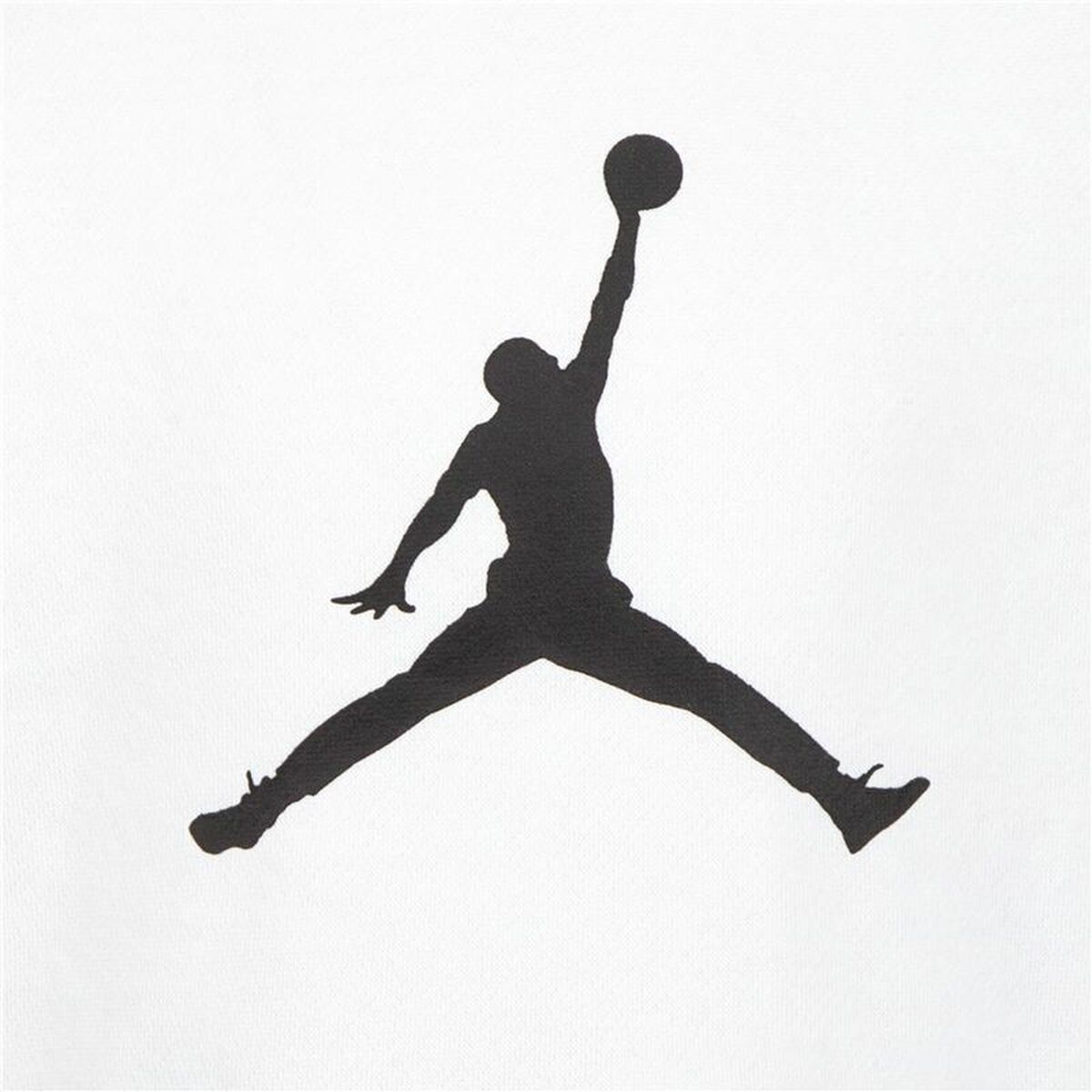 Tröja med huva Unisex Nike Jordan Jumpman Logo Vit - 3