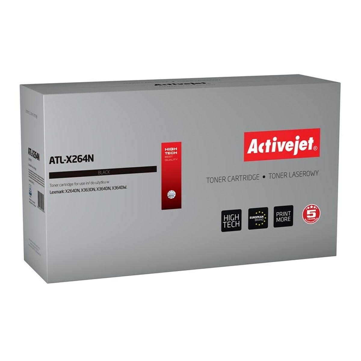 Toner Activejet ATL-X264N Svart