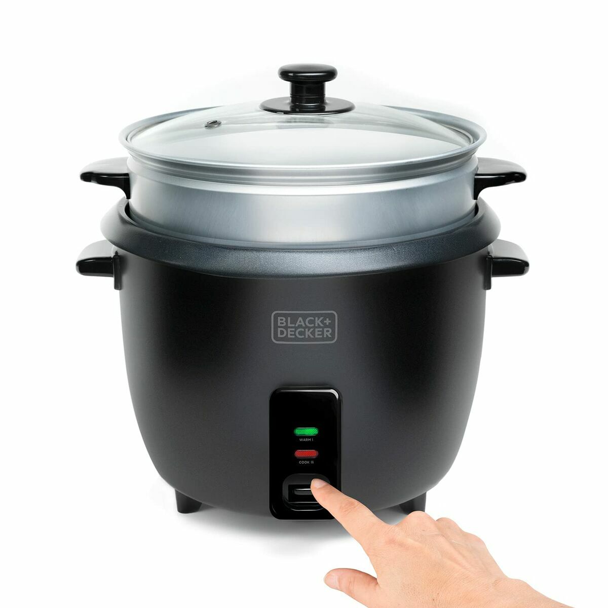 riskokaren Black & Decker BXRC1800E Svart 1,8 L Vit Aluminium 700 W - 6