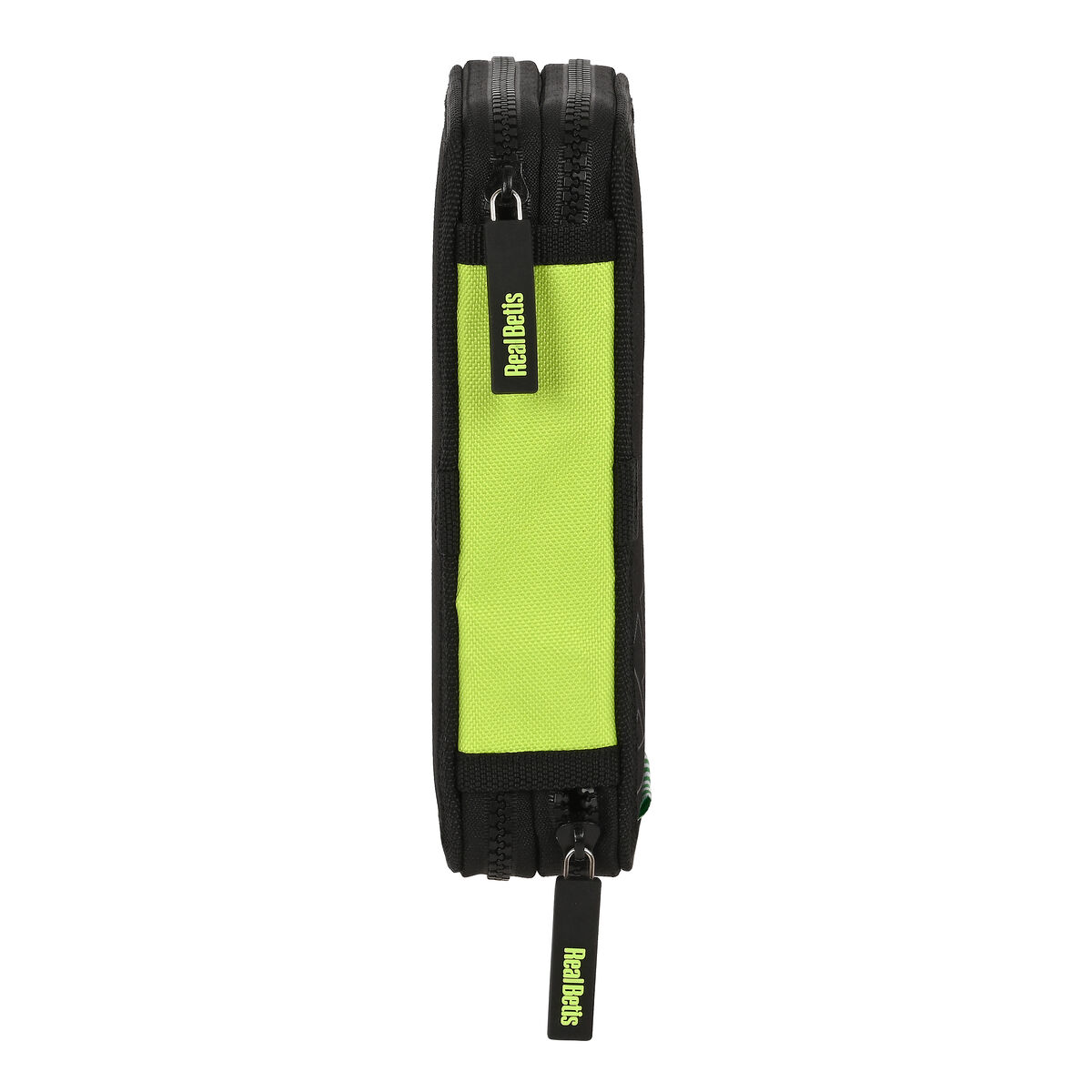 Dubbelt pennfodral Real Betis Balompié Svart Lime 12.5 x 19.5 x 4 cm (28 Delar) - 7