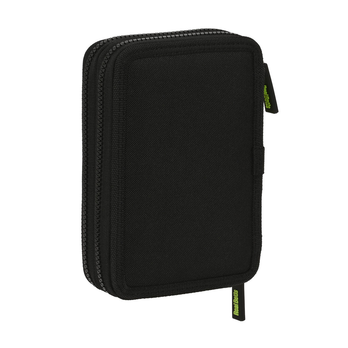 Dubbelt pennfodral Real Betis Balompié Svart Lime 12.5 x 19.5 x 4 cm (28 Delar) - 2