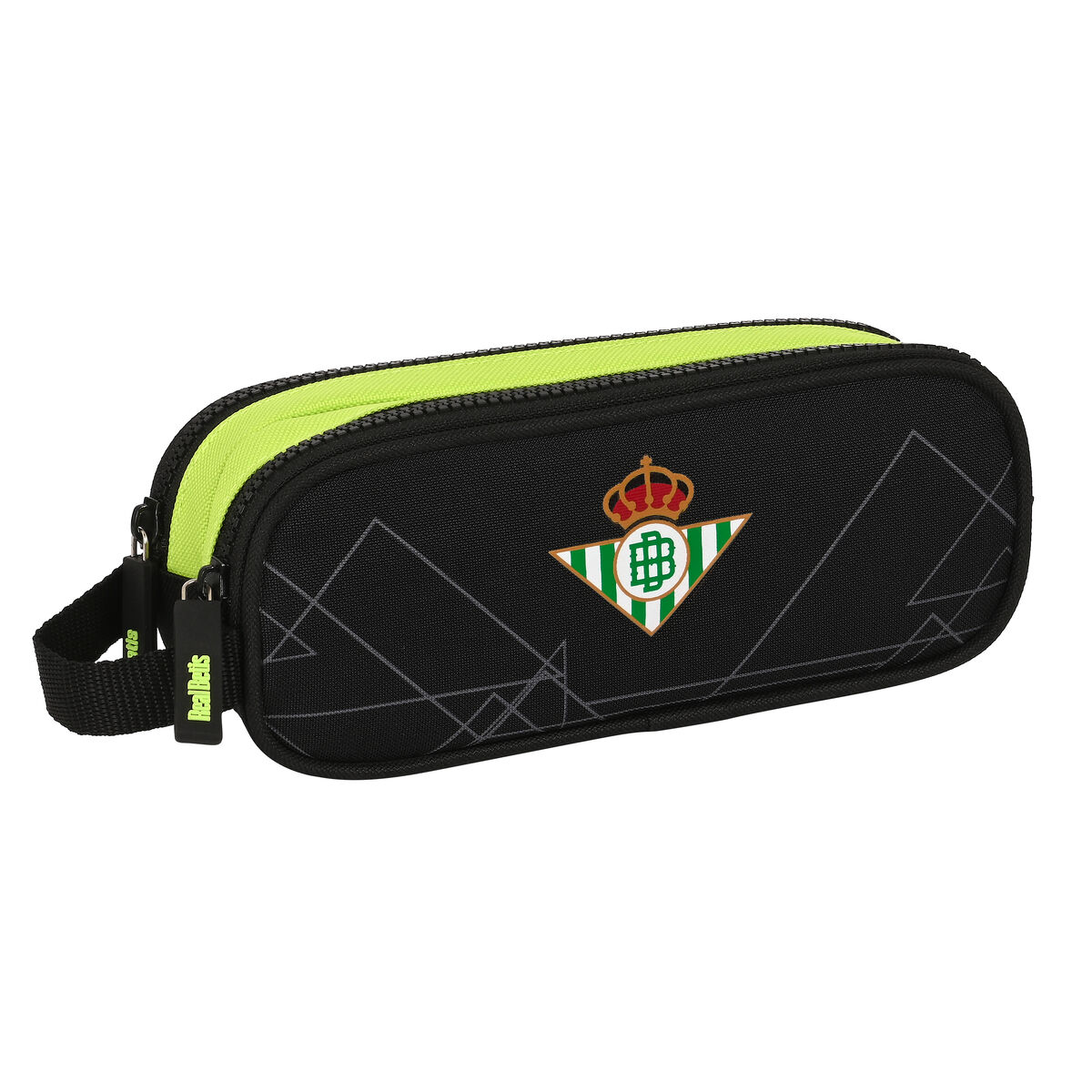 Dubbel bär-allt Real Betis Balompié Svart Lime 21 x 8 x 6 cm - 4