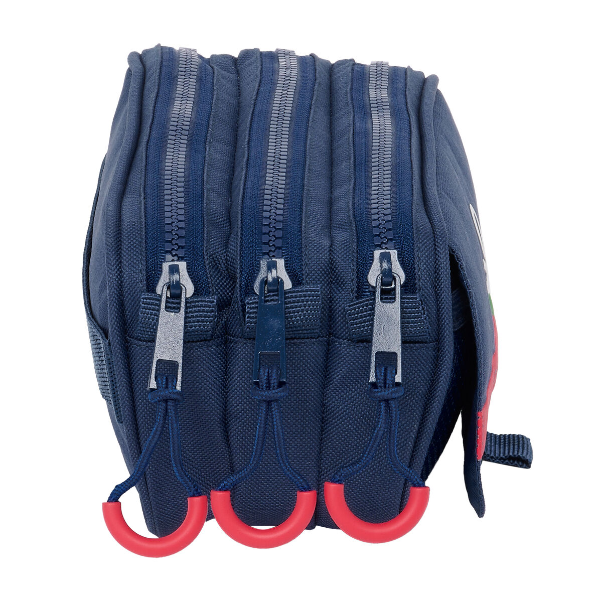 Tredubbel Carry-all Benetton Italy Marinblå 21,5 x 10 x 8 cm - 3