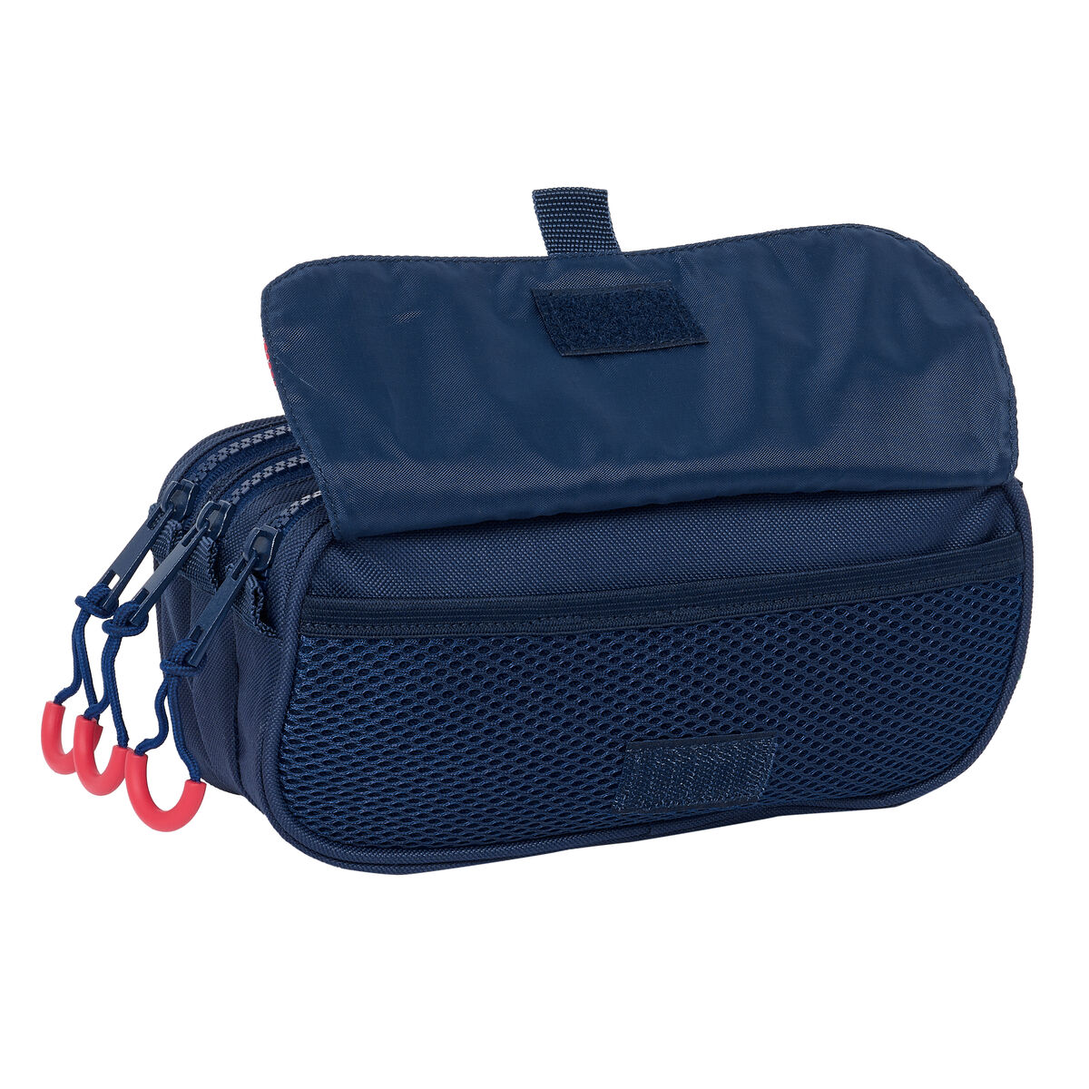 Tredubbel Carry-all Benetton Italy Marinblå 21,5 x 10 x 8 cm - 4
