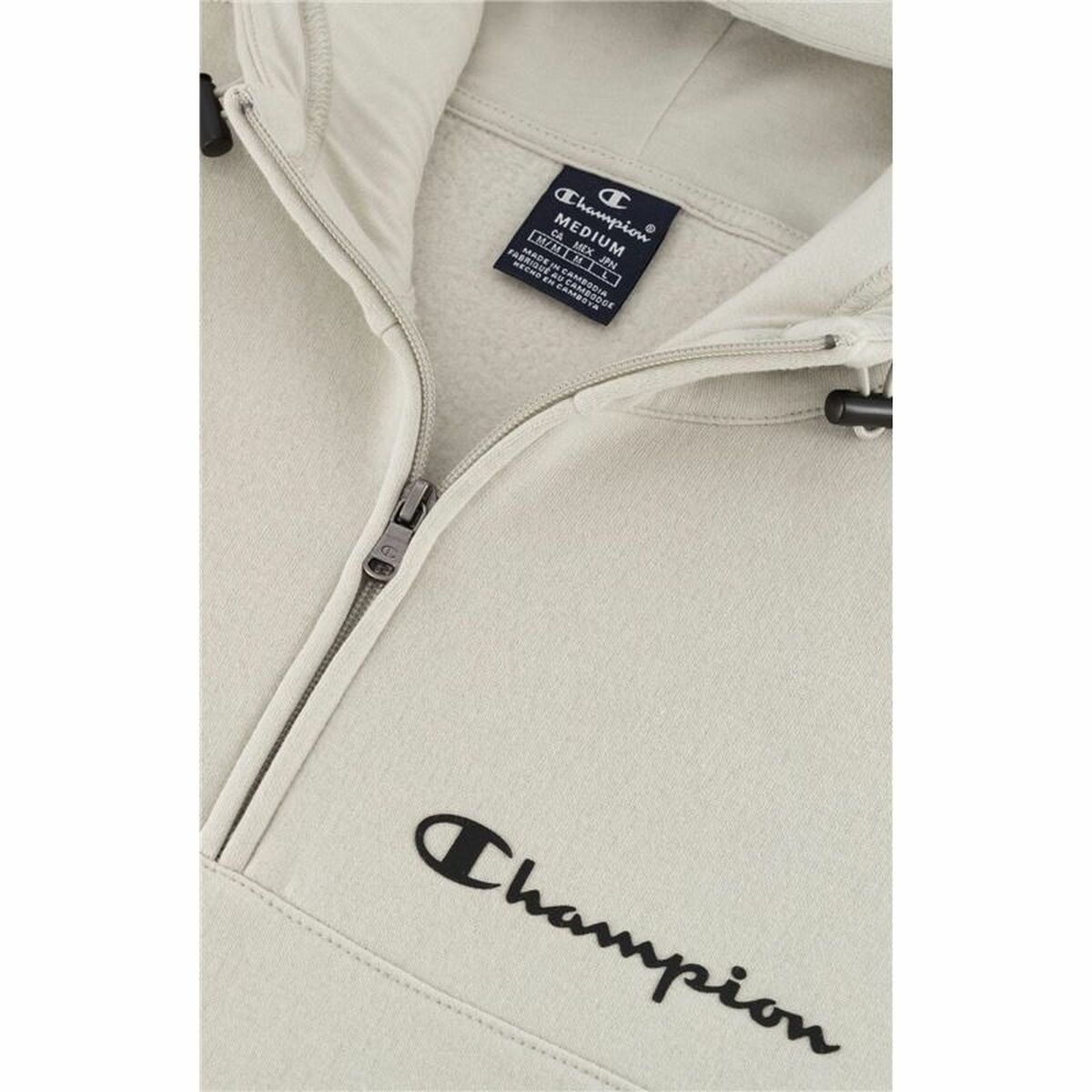 Tröja med huva Herr Champion Legacy Beige - 2