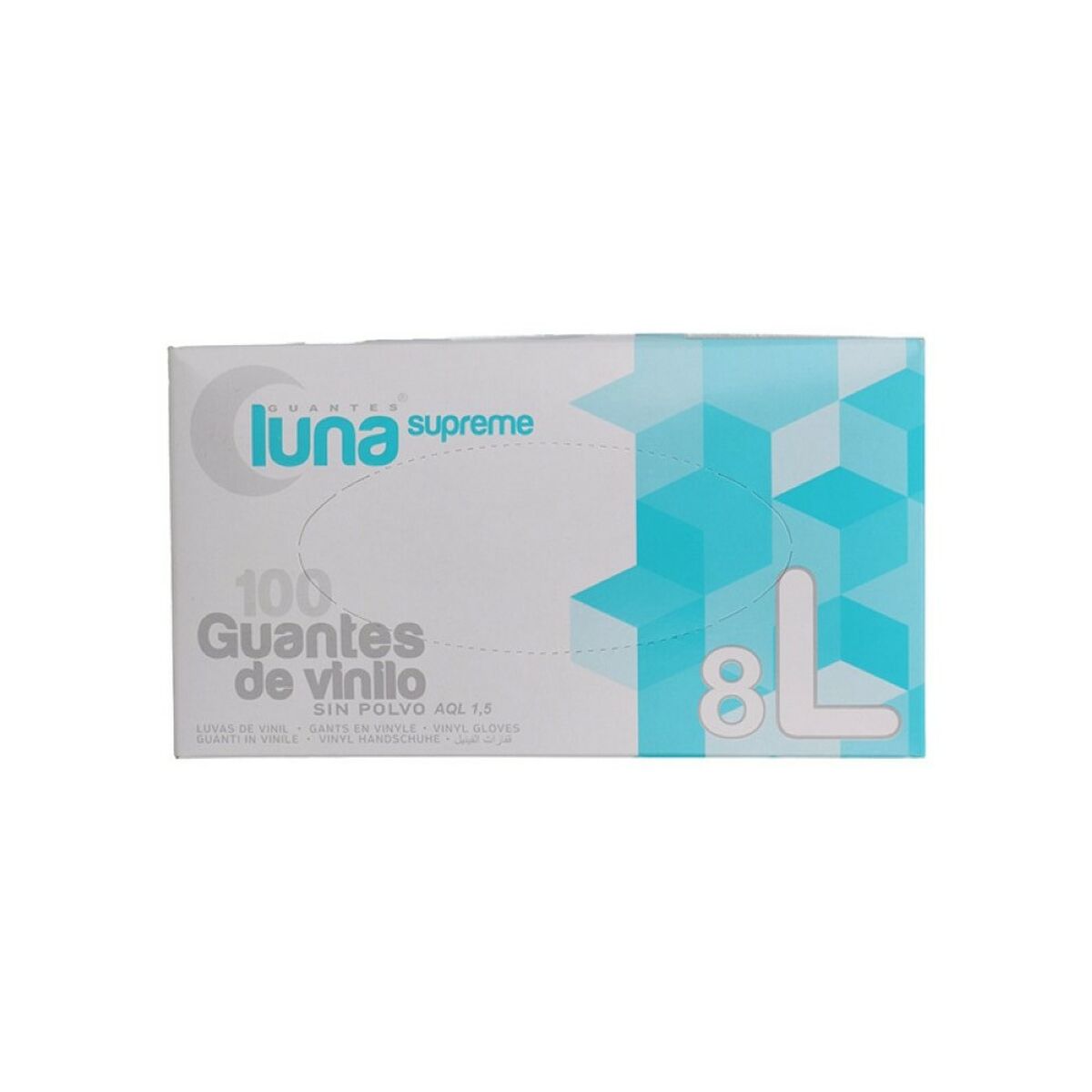 Engångshandskar Omare Luna Storlek L Vinyl (100 uds) - 2