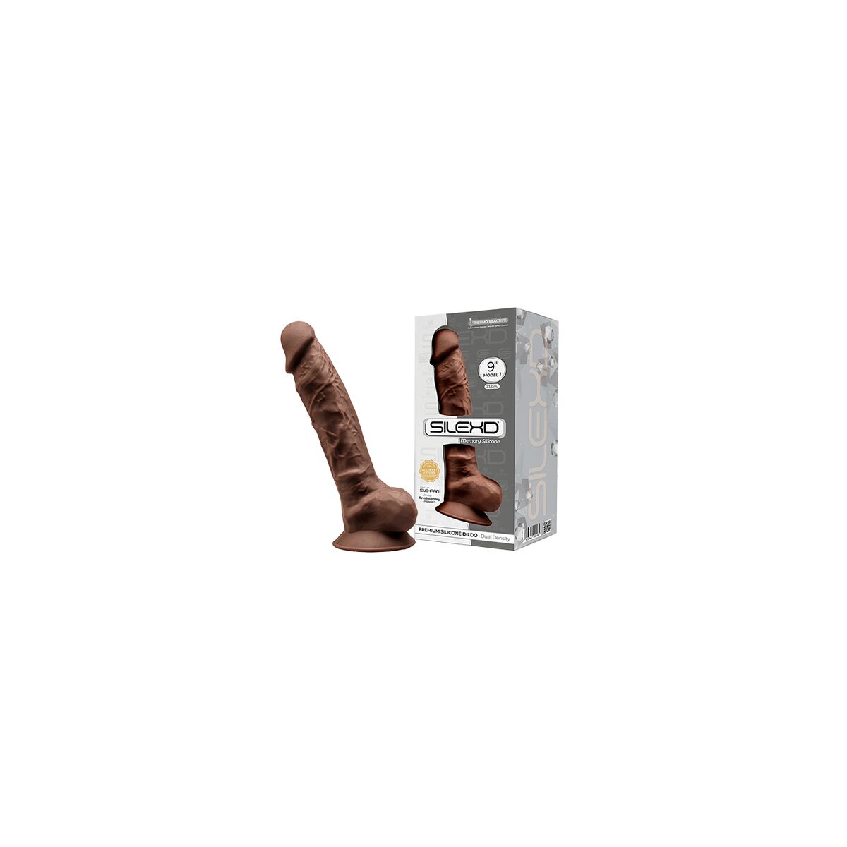 Realistisk dildo Silexd Rosa - 3
