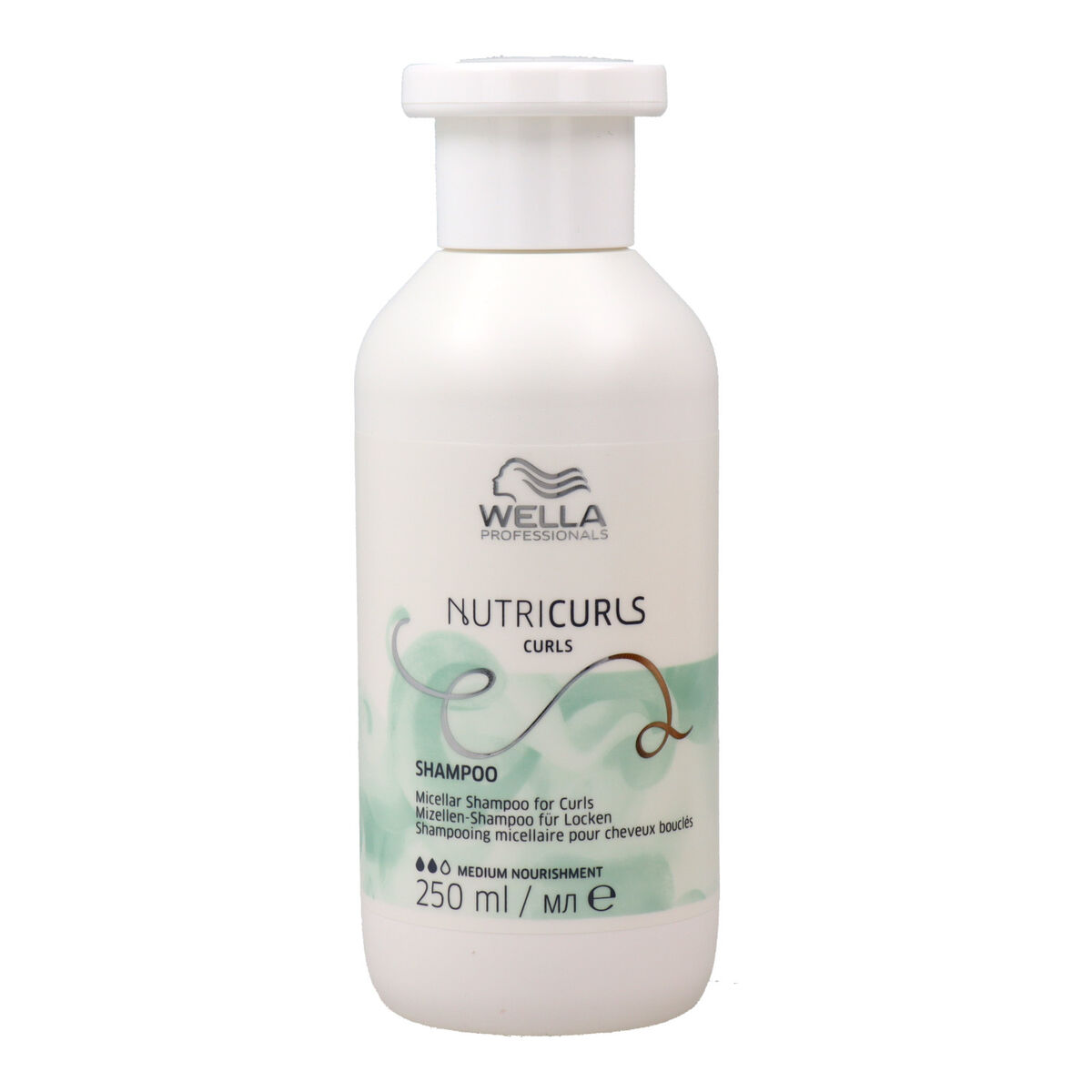 Micellärt schampo Wella Nutricurls 250 ml Lockigt hår
