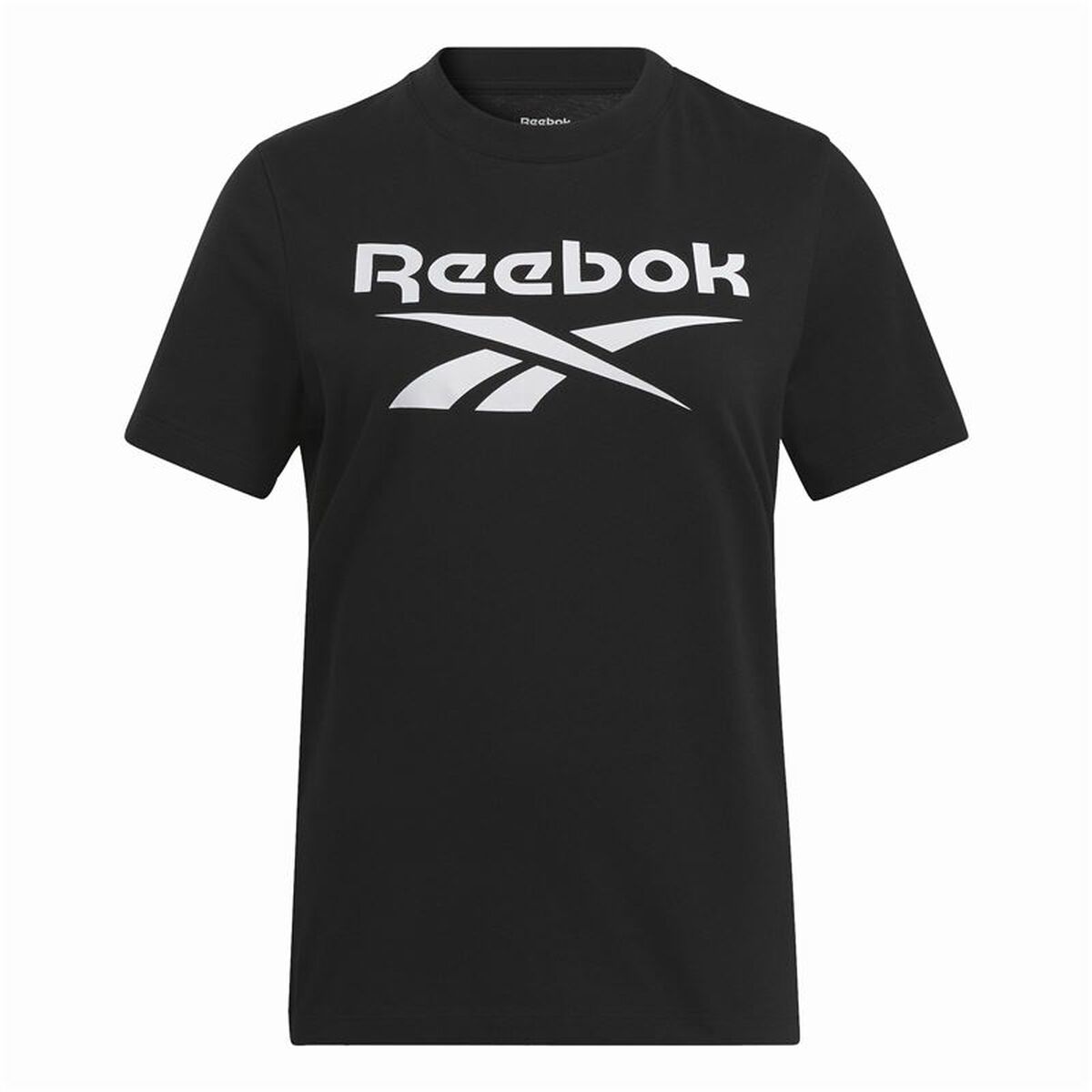 T-shirt med kortärm Dam Reebok Identity Big Logo Svart