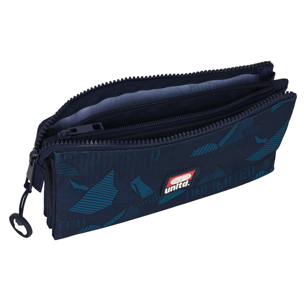 Tredubbel Carry-all Eck? Unltd. Peaks Marinblå (22 x 12 x 3 cm) - 2
