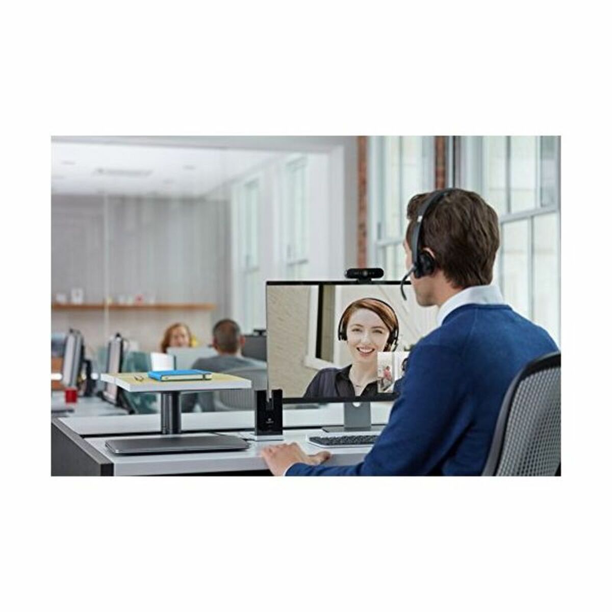 Webbkamera Logitech BRIO 4K Ultra HD RightLight 3 HDR Zoom 5x Streaming Svart - 5