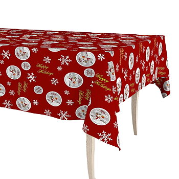 Bordsduk på rulle Exma Röd 140 cm x 25 m Jul