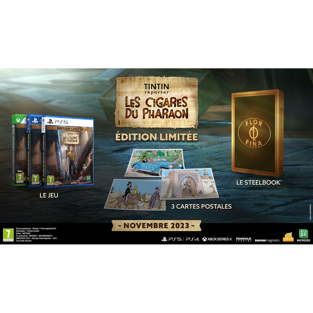 PlayStation 4 Videospel Microids Tintin Reporter: Les Cigares du Pharaoh Limited Edition (FR) - 7