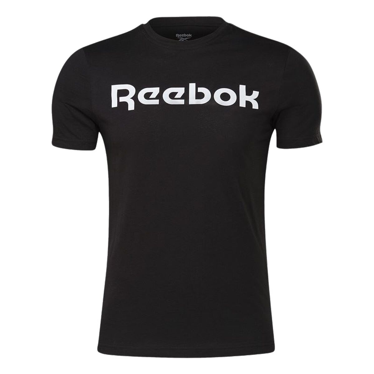 T-shirt med kortärm Herr Reebok Graphic Series Linear Logo Svart
