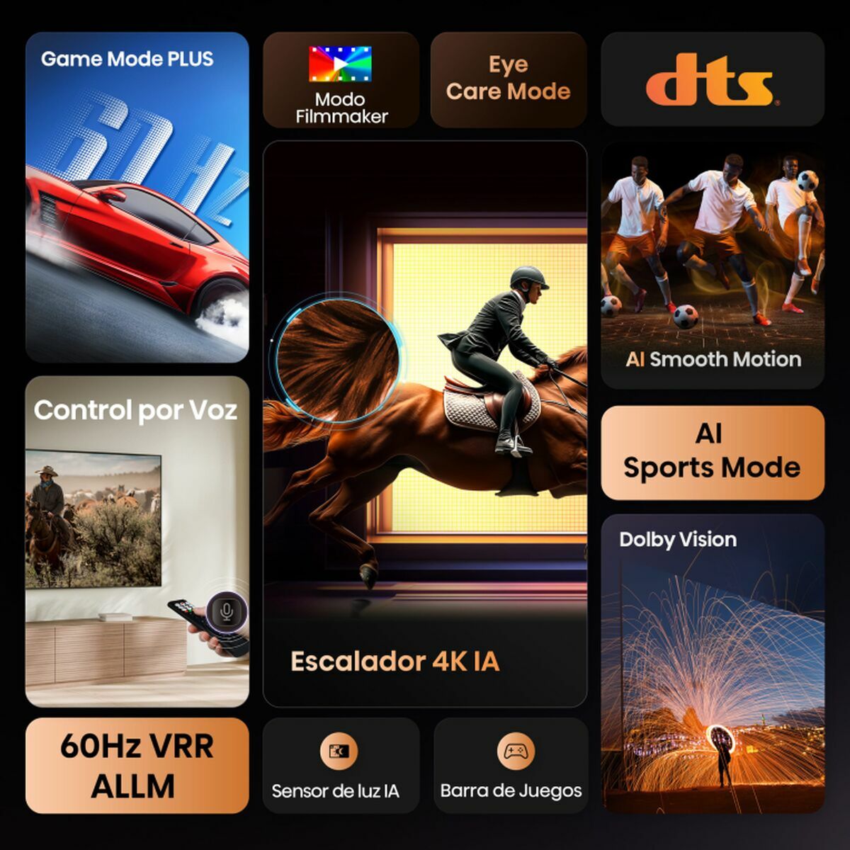 Smart TV Hisense 43A6Q 43" 4K Ultra HD LED HDR D-LED - 3