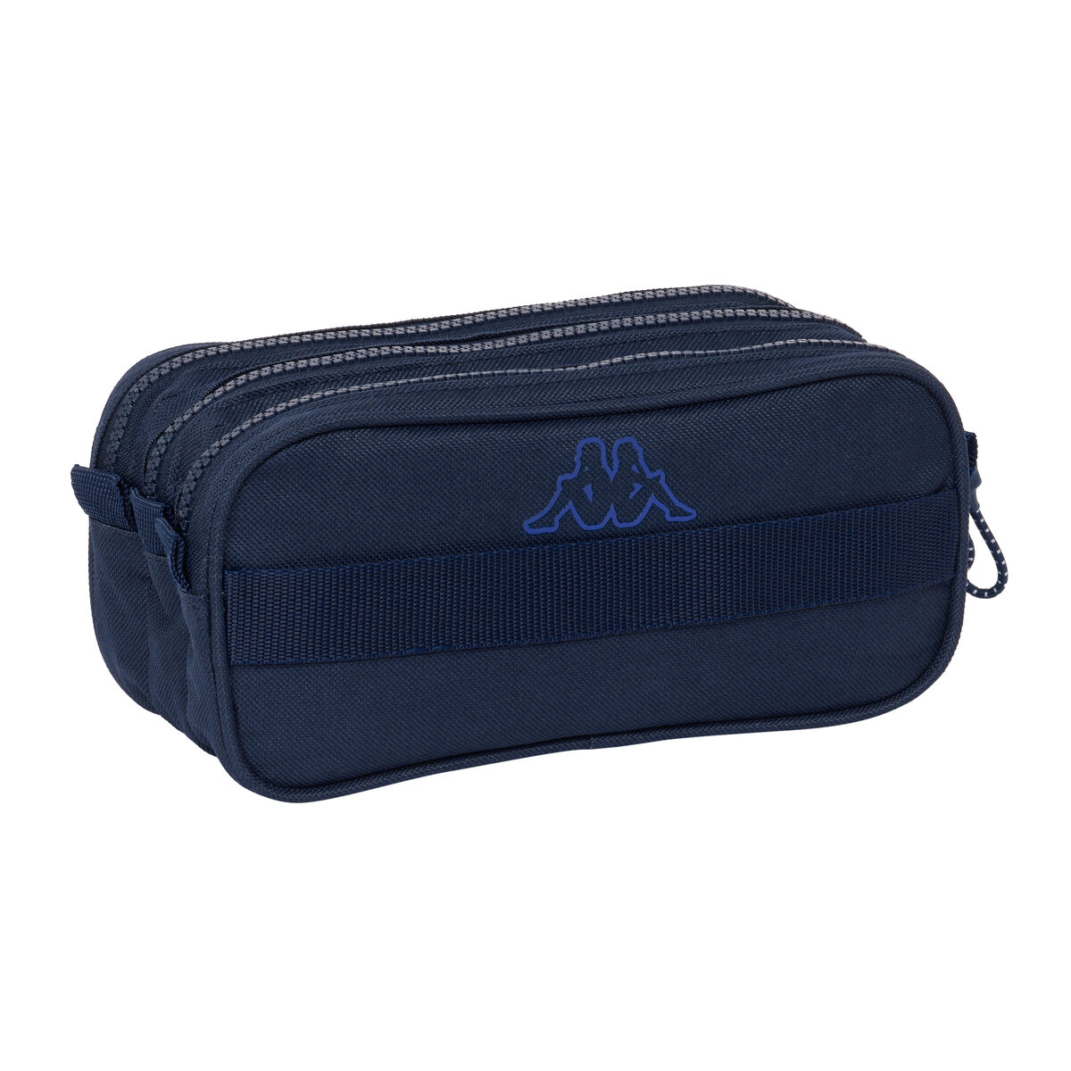 Tredubbel Carry-all Kappa Blue night Marinblå 21,5 x 10 x 8 cm - 4