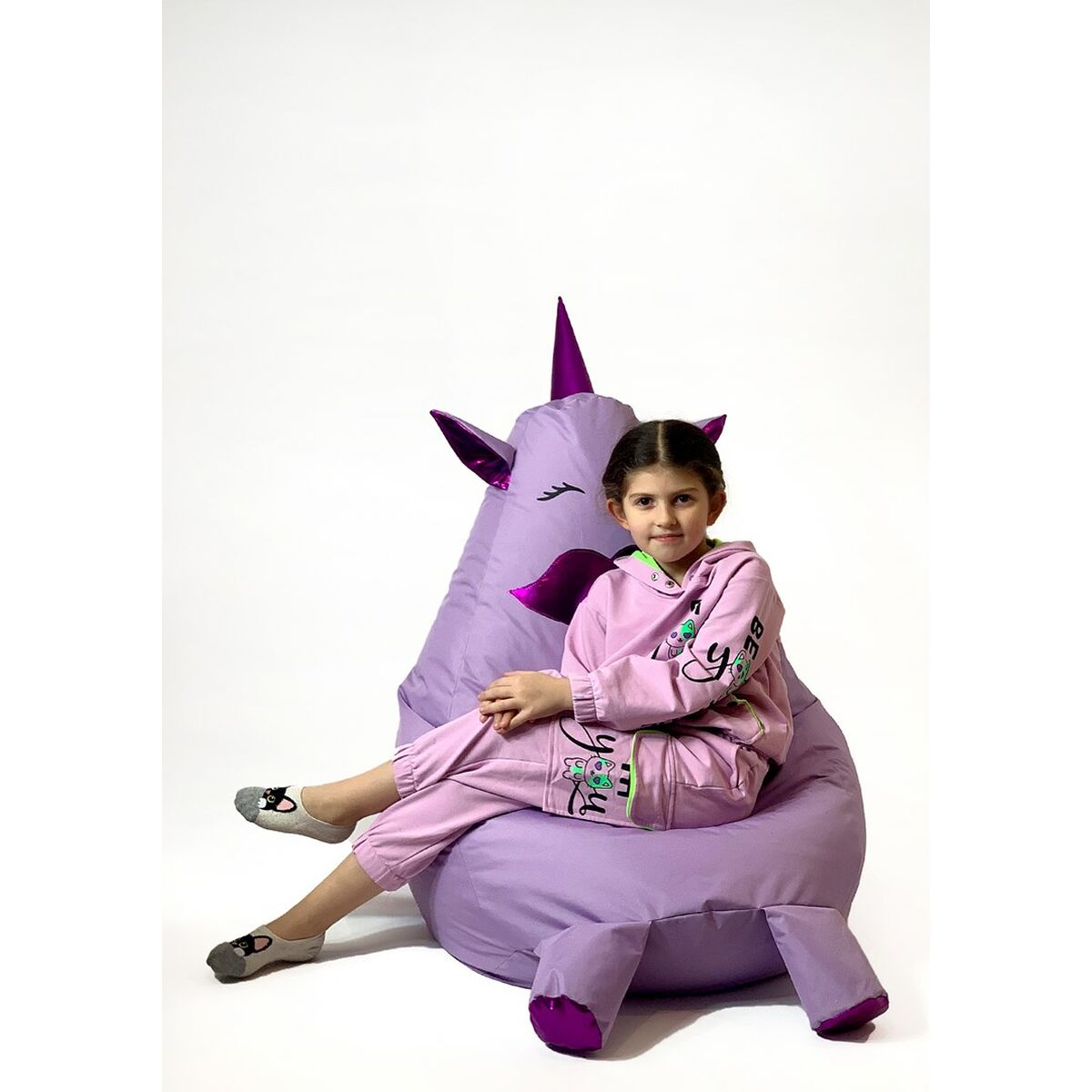 Puff GO GIFT Violett Oxford 105 x 80 cm - 4