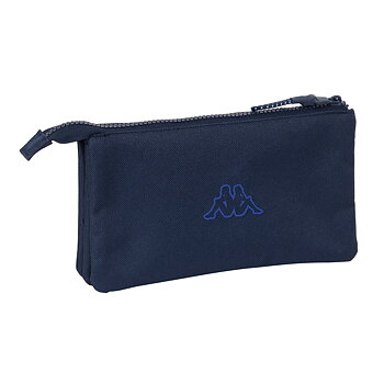 Tredubbel Carry-all Kappa Blue night Marinblå 22 x 12 x 3 cm