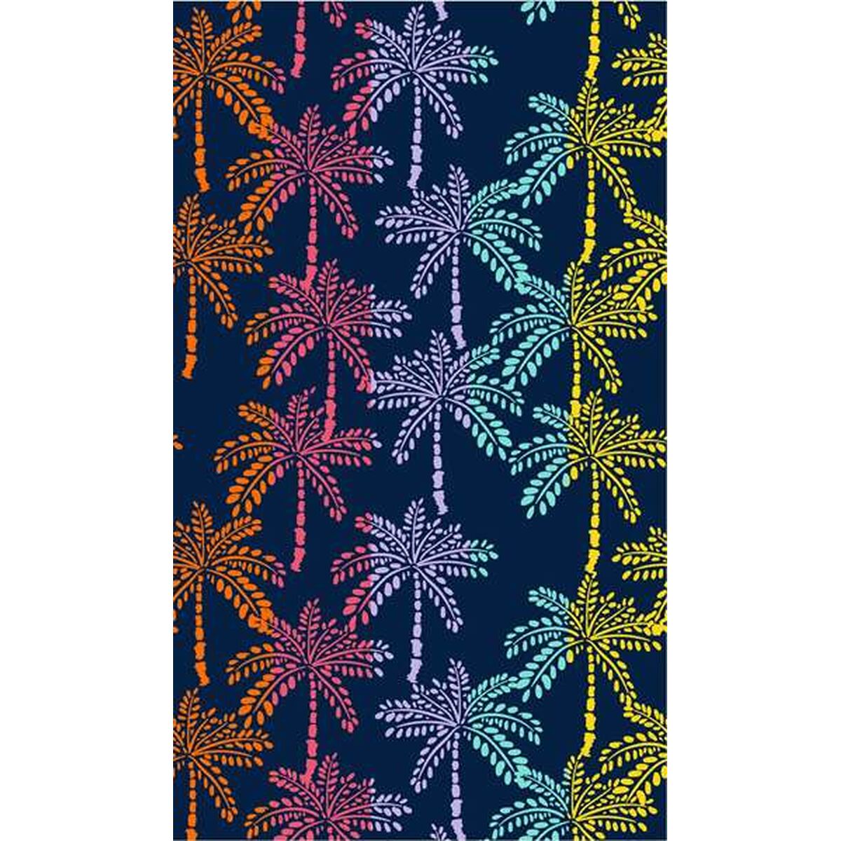 Strandbadduk Secaneta Korsou 100 x 170 cm Jacquard Sammet