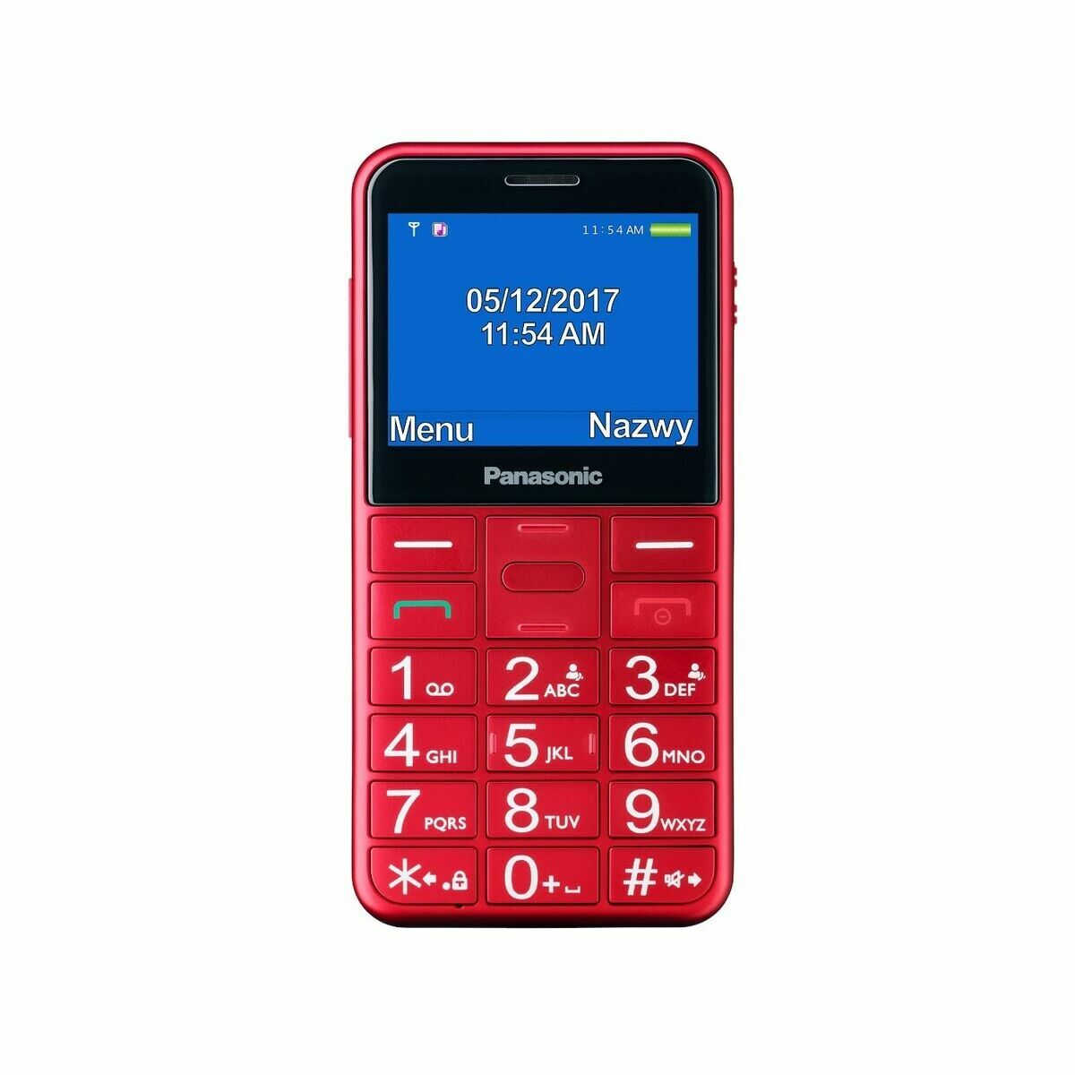 Mobiltelefon för seniorer Panasonic KX-TU155EXRN 2,4" - 2