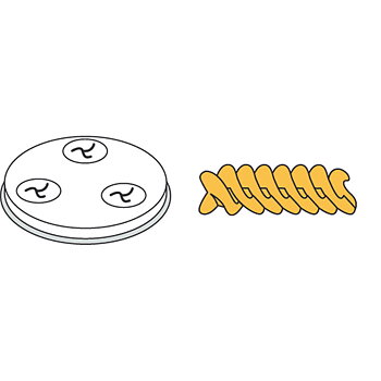 Pasta munstycke Disk Ø 50 mm Fusilli