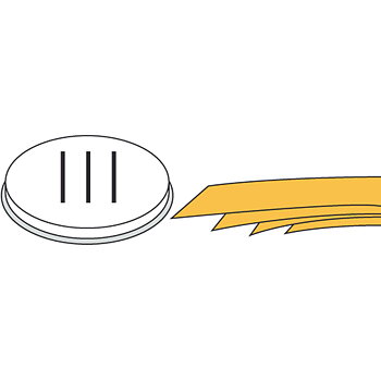 Pasta munstycke Disk Ø 50 mm Pappardelle