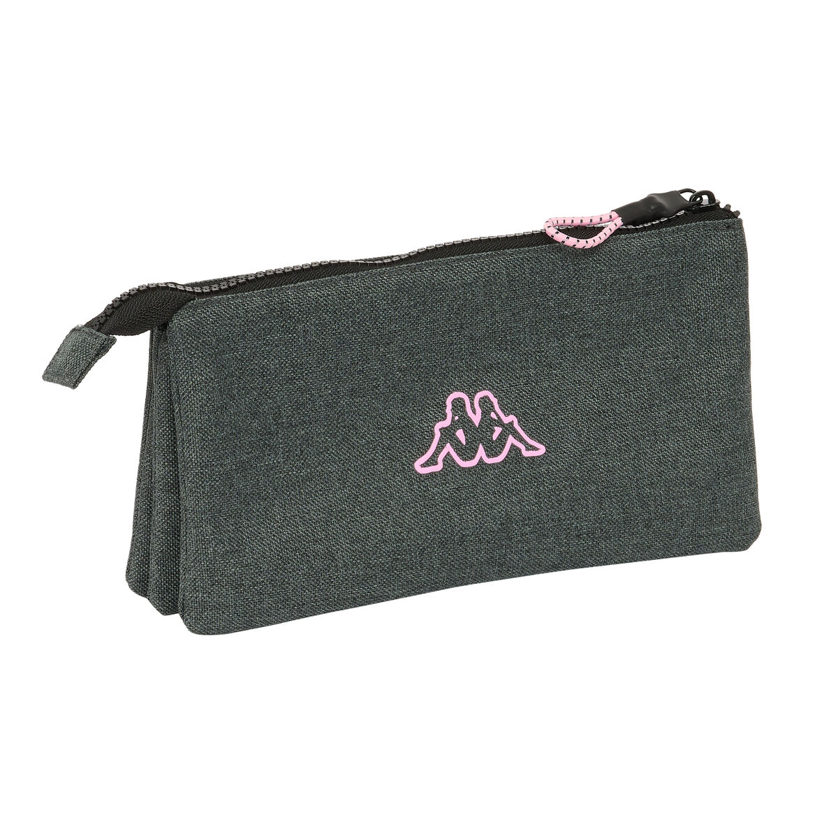 Tredubbel Carry-all Kappa Silver pink Grå 22 x 12 x 3 cm - 3