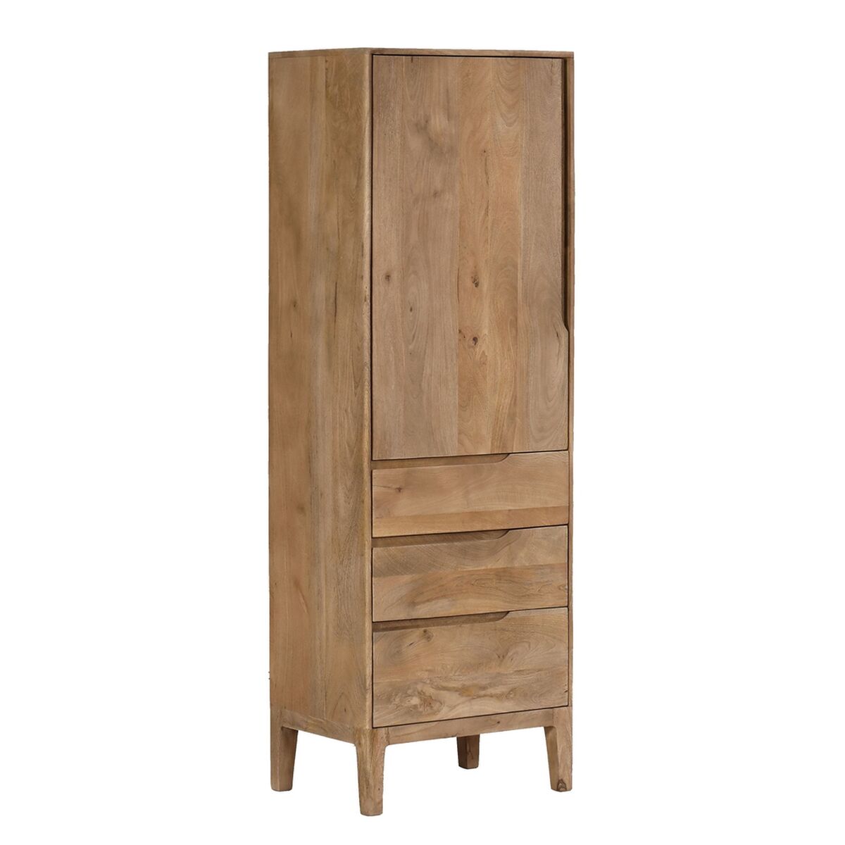 Sidobord 60 x 44 x 180 cm Naturell Mangoträ