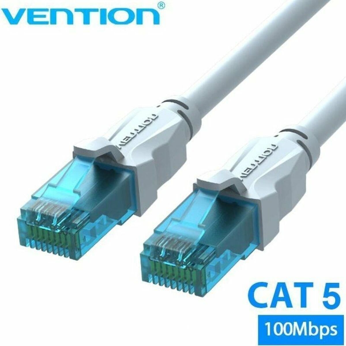 Nätkabel UTP Styv Kategori 5e Vention VAP-A10-S2000 Blå 20 m