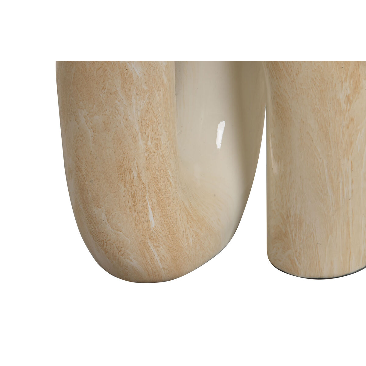 Prydnadsfigur Home ESPRIT Gyllene Elfenben Fåglar Romantisk 19 x 11,5 x 27 cm - 3