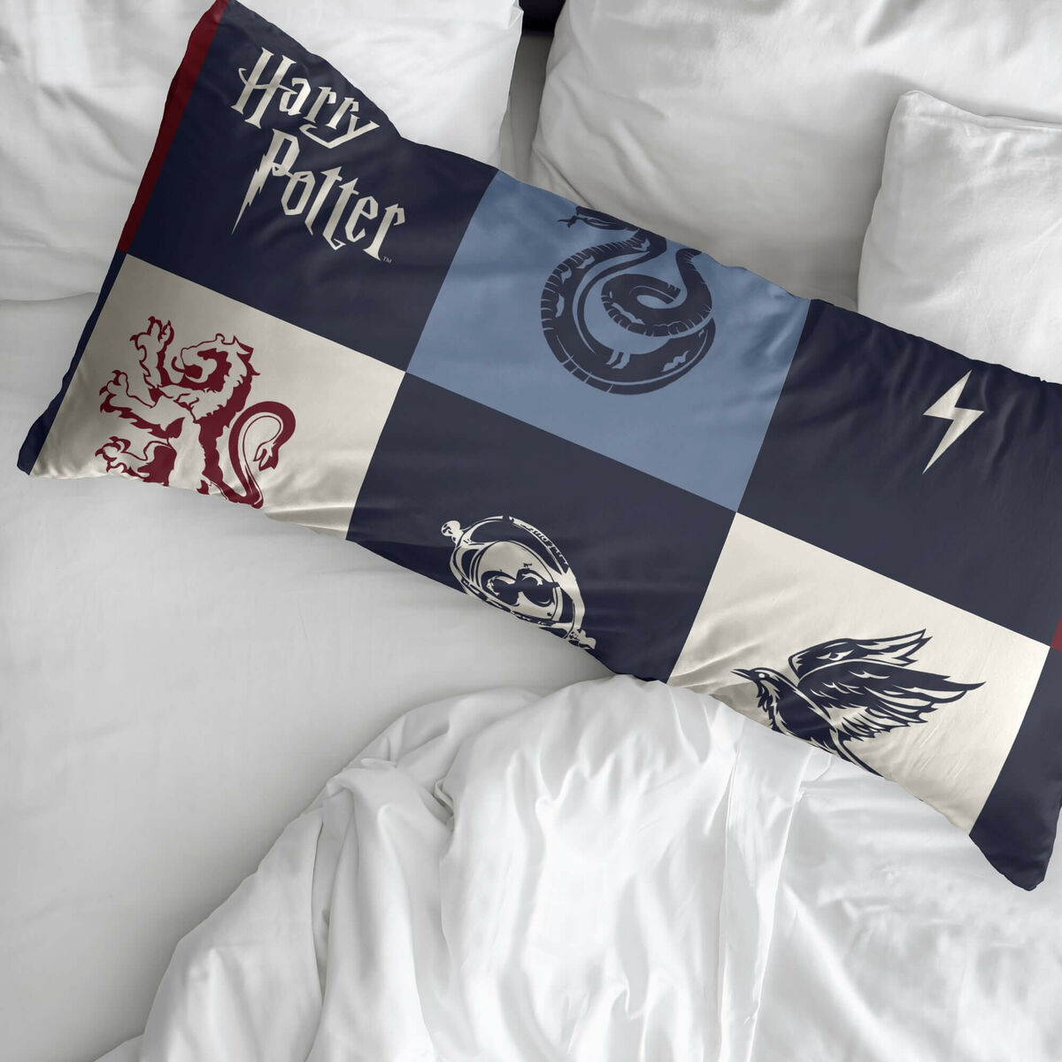 Örngott Harry Potter Hogwarts Multicolour 175 Trådar 45 x 125 cm - 2