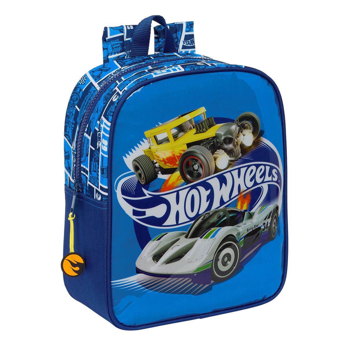 Skolryggsäck Hot Wheels Sonny 22 x 27 x 10 cm - 3