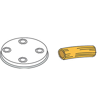Pasta munstycke Disk Ø 50 mm Maccheroni