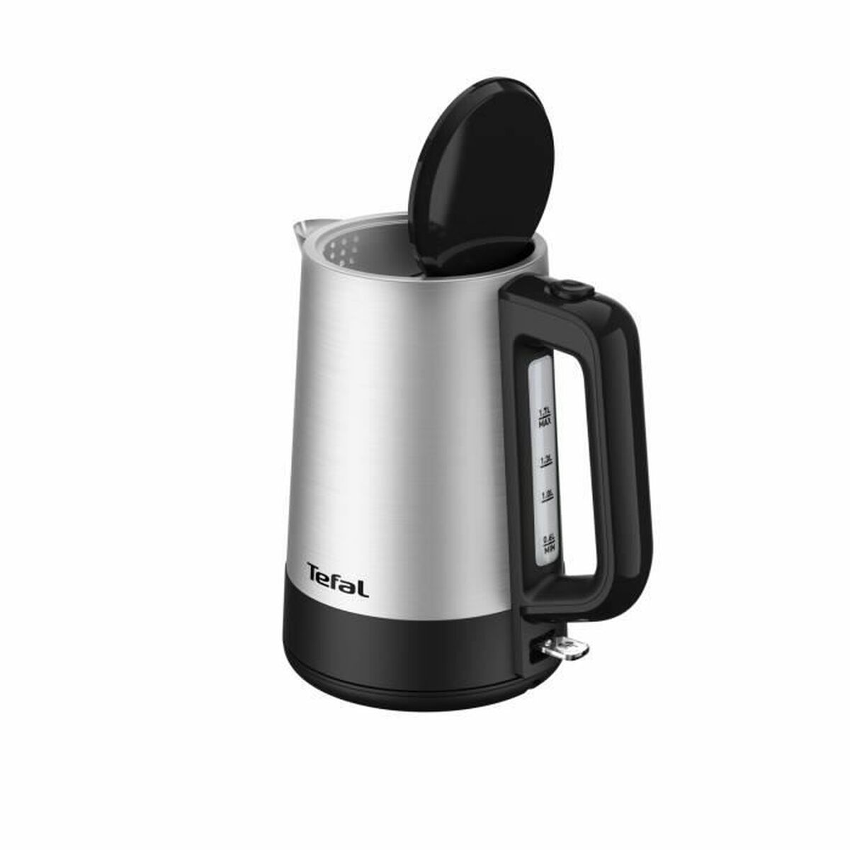 Vattenkokare Tefal Svart Svart/Silvrig Rostfritt stål 2200 W 1,7 L - 3
