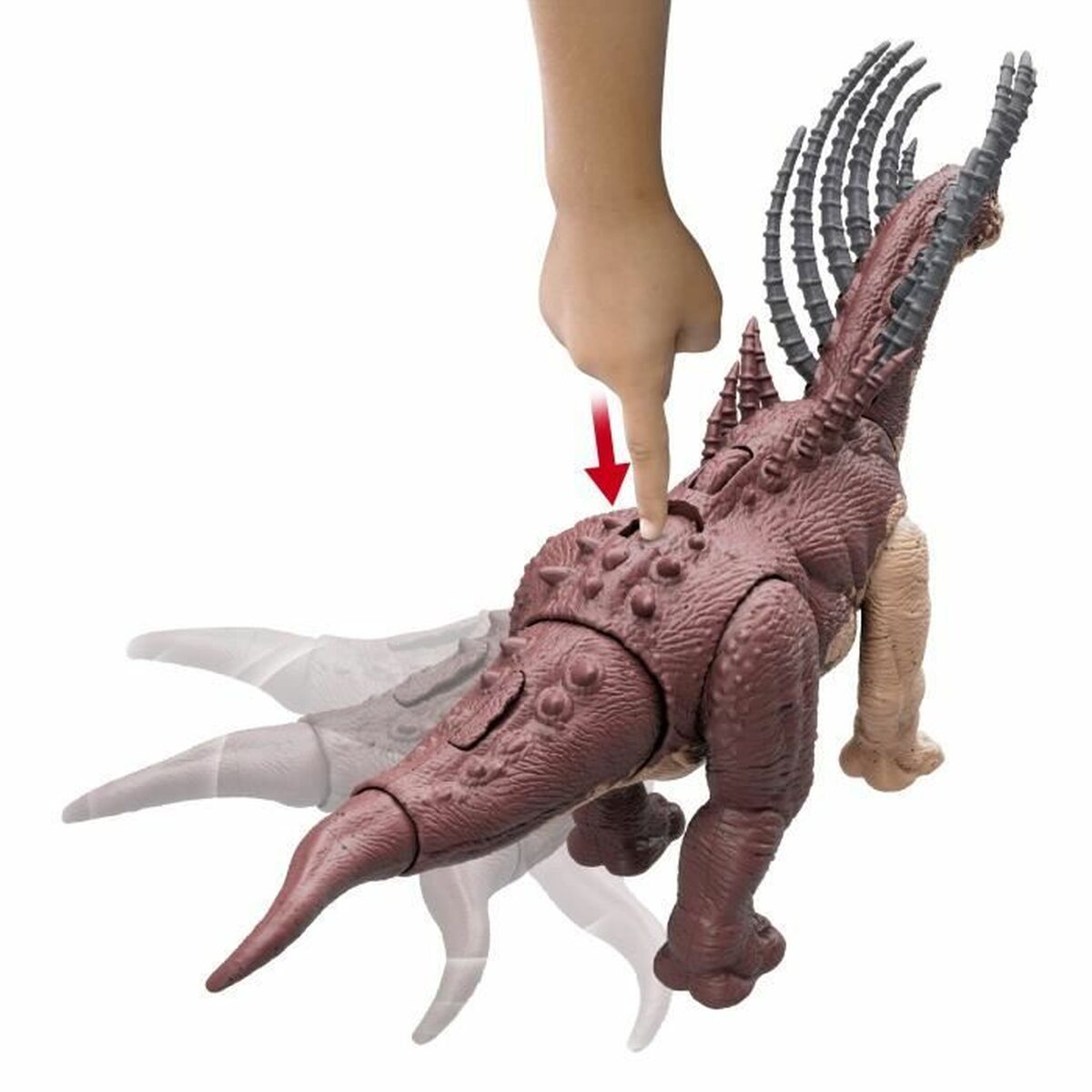 Dinosaurie Jurassic World Bajadasaurus HTK80 Dinosaurie Ljud - 6