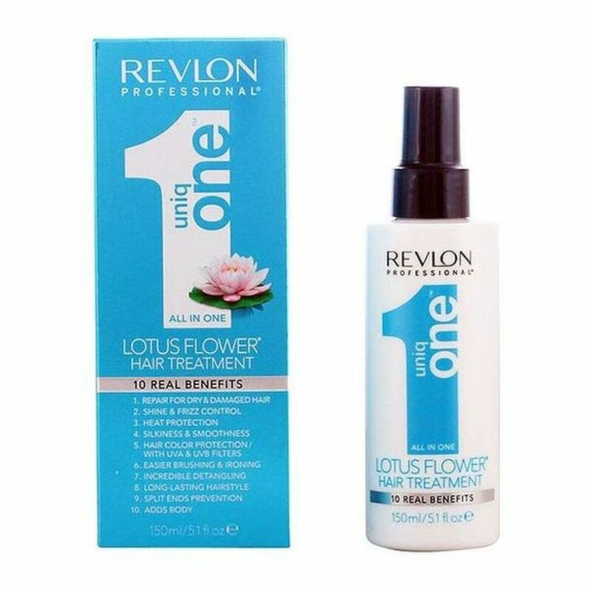 Återuppbyggande intensiv behandling Revlon Uniq One Lotus Flower (150 ml) - 3